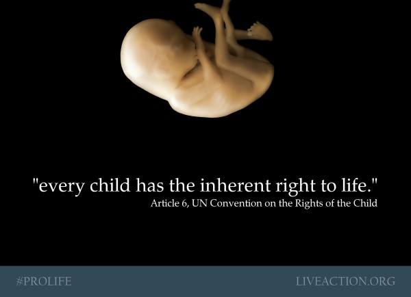 every child has the inherent right to life
