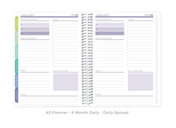 daily planner layout